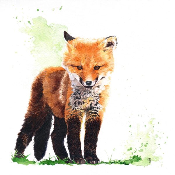 Tendre Innocence – Œuvre originale à l’aquarelle