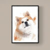 Kizuna Inu, chien Akita Inu – Tirage d’art