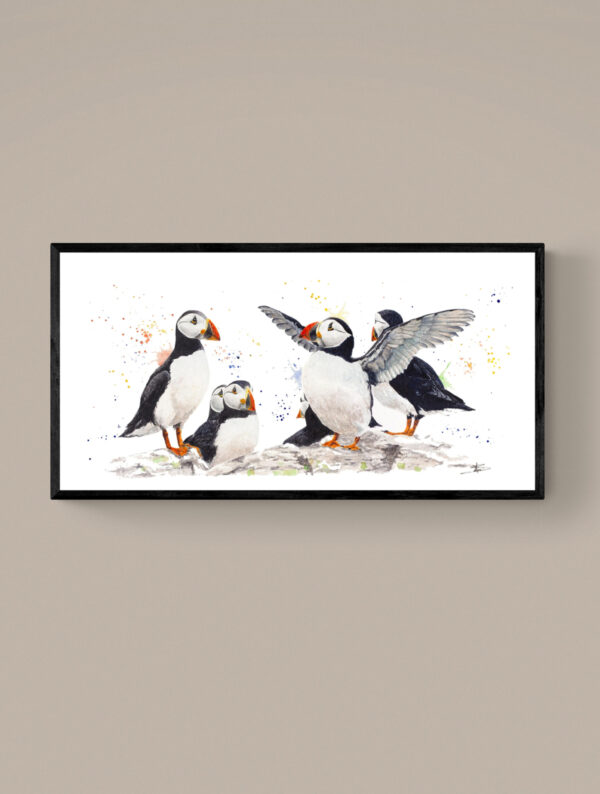 Macareux – Tirage d'art 40x20 cm