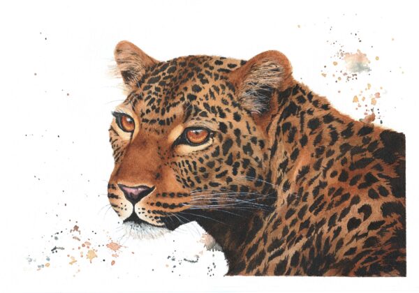 Uzuri wa Savannah Uzuri wa Savannah – Œuvre originale à l’aquarelle