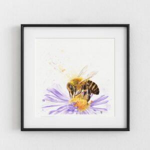 Peinture d'abeille, exemple d'encadrement