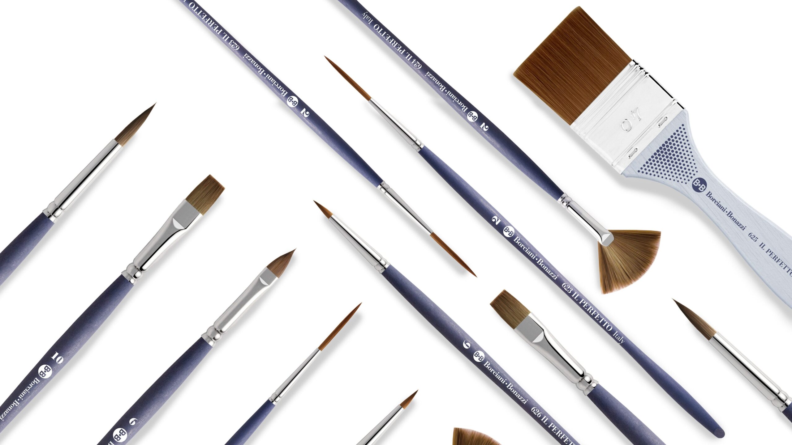 Pinceaux aquarelle Il Perfetto - image Borciani e Bonazzi