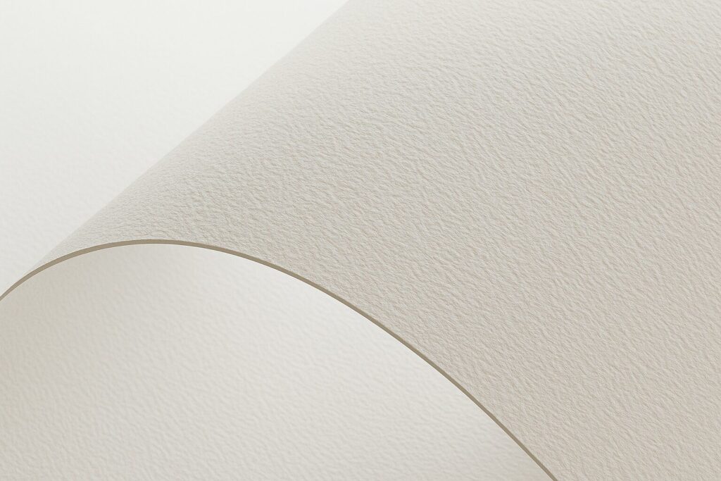 Papier FineArt texturé, spécialement adapté pour les tirages d'art d'aquarelles