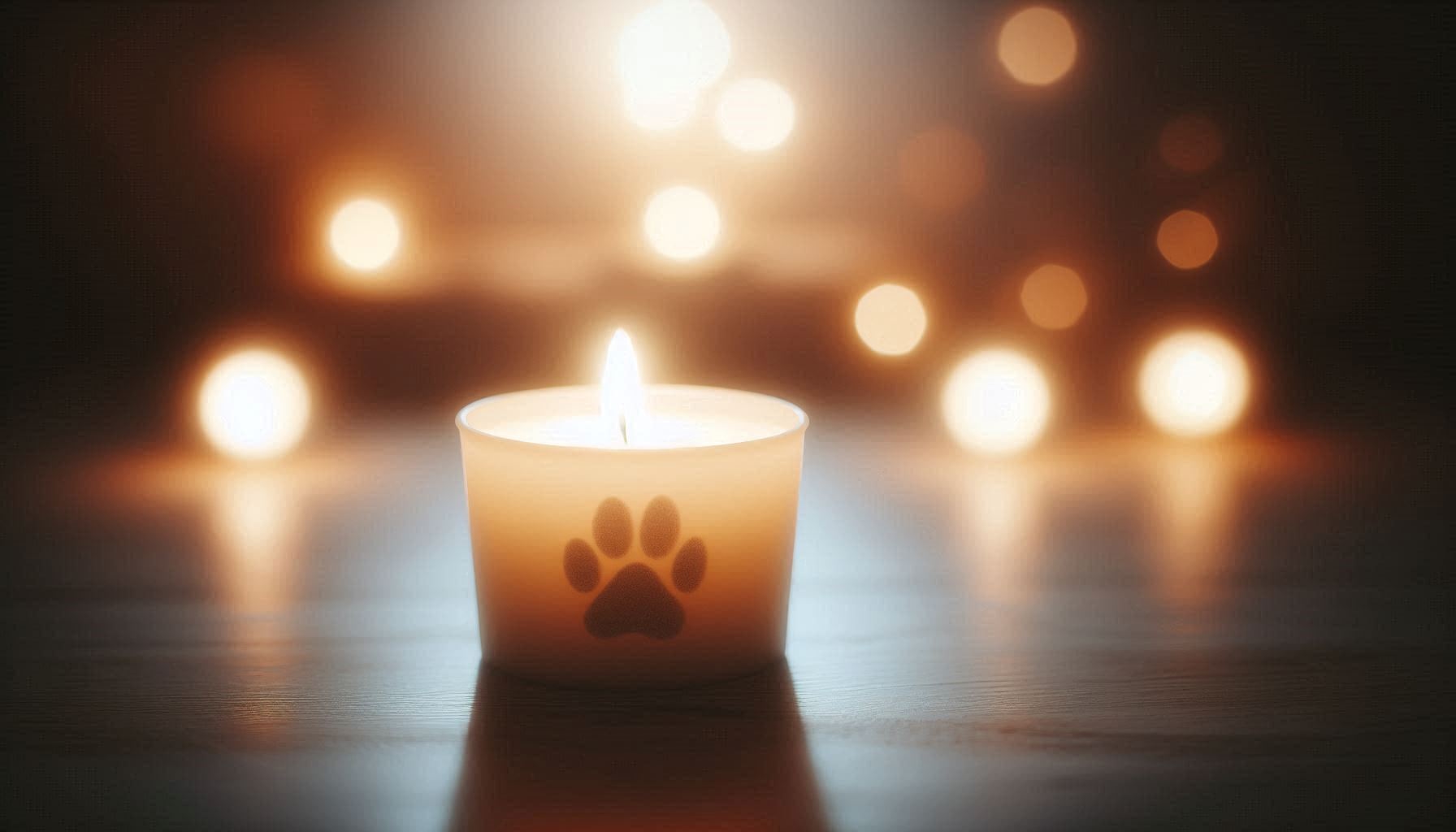bougie deuil animalier