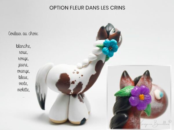 fleur de la couleur de votre choix