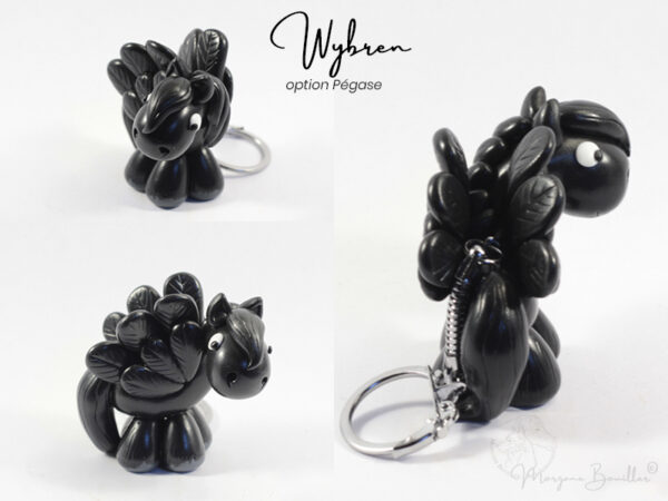 Wybren-pegase MYNIZ • Totem | Mini Sculpture personnalisée de votre cheval