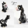 yama-black overo MYNIZ • Totem | Mini Sculpture personnalisée de votre cheval