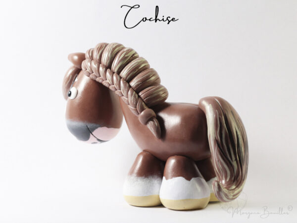 Cochise - Talisman MYNIZ • Talisman | Statuette personnalisée de votre cheval