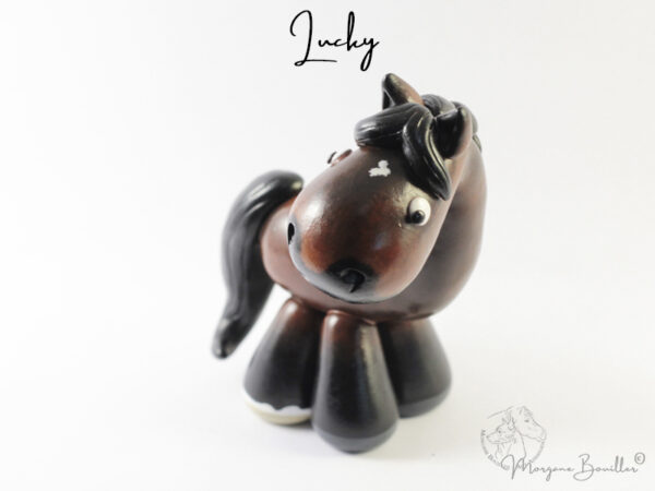 Lucky - Talisman MYNIZ • Talisman | Statuette personnalisée de votre cheval